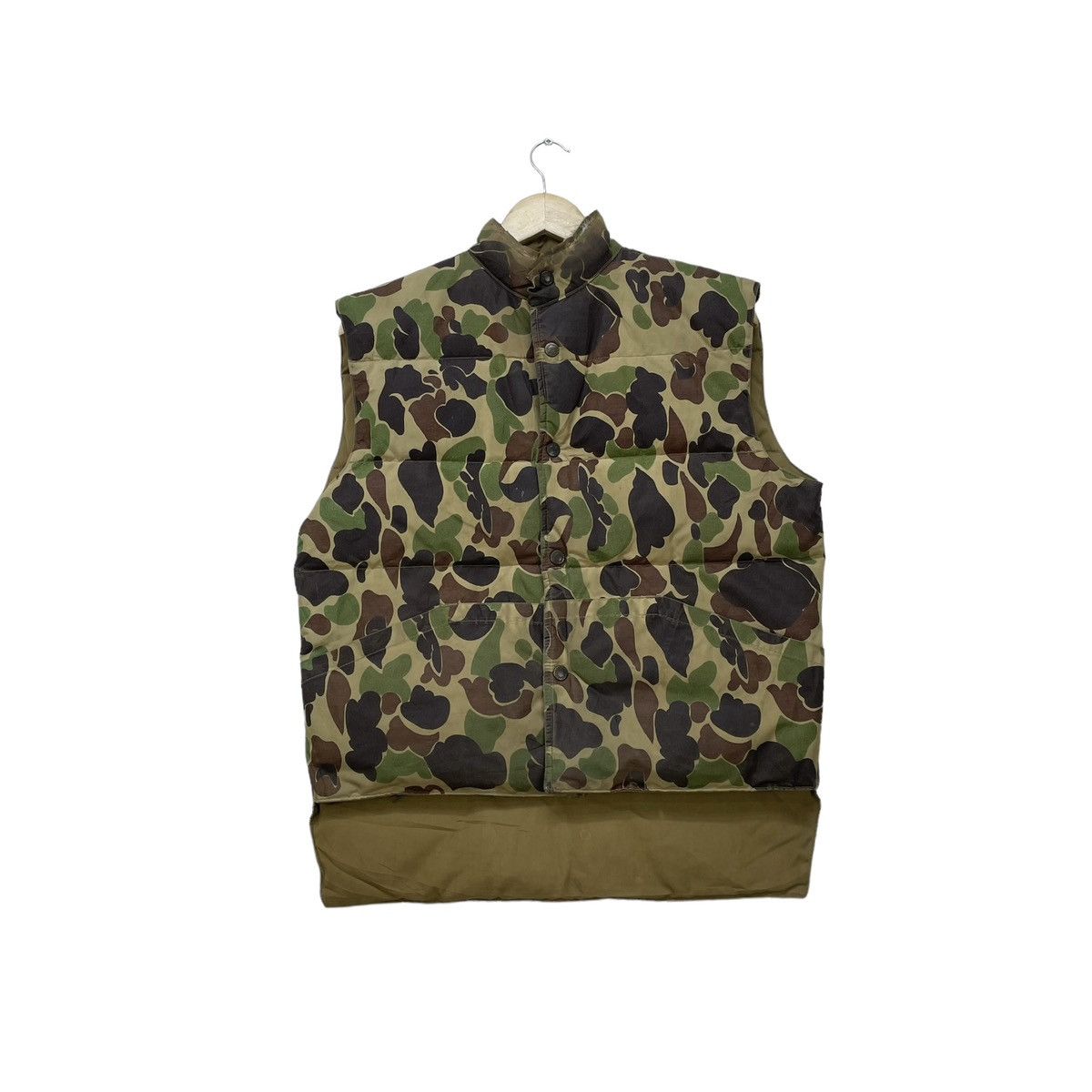 Vintage Japanese Brand Cabelas Reversible Camo Puffer Vest Jacket Size US M / EU 48-50 / 2 - 2 Thumbnail