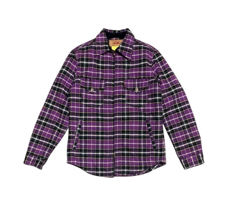 Levi's Vintage Levis Plaid Flannel Shirt Jacket Zipper Ups Size US M / EU 48-50 / 2 - 1 Thumbnail