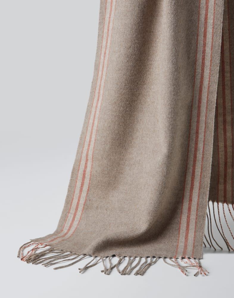 Brunello Cucinelli o1w1db10924 Size: OS / Scarf in Brown Size ONE SIZE - 1 Preview