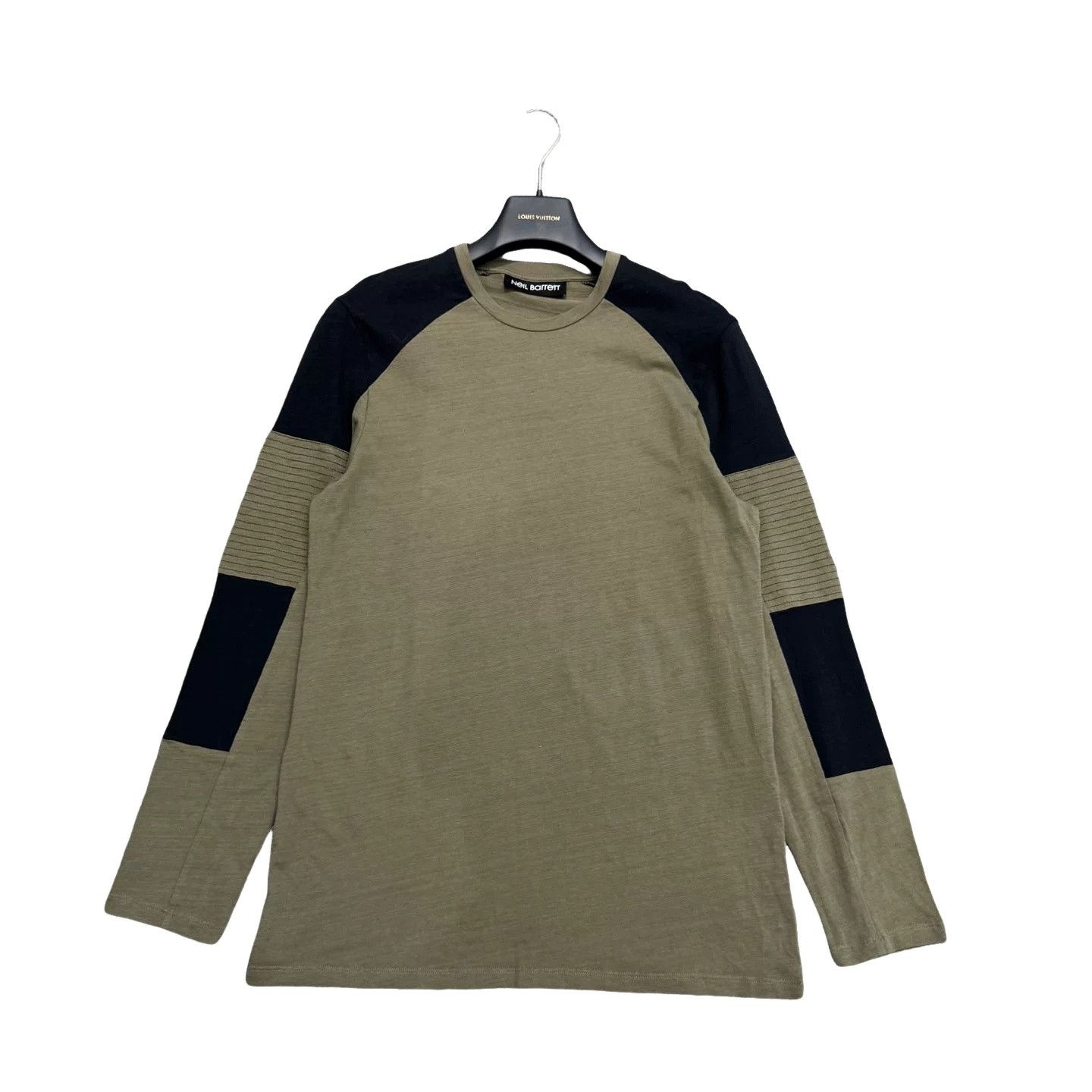 Neil Barrett Neil Barrett Colorblock Long Sleeve T-Shirt Size M Size US M / EU 48-50 / 2 - 1 Thumbnail