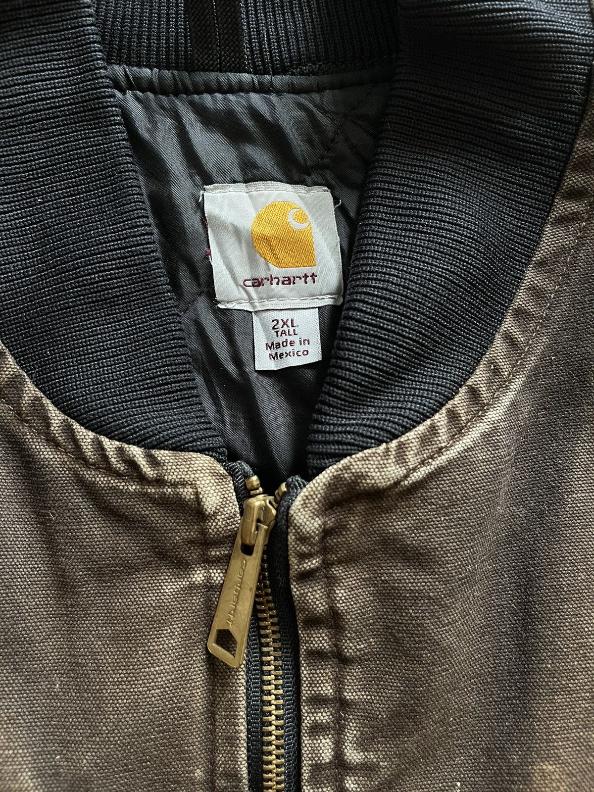 Carhartt Sun Faded Brown Carhartt Lined Vintage Vest Jacket Size US XXL / EU 58 / 5 - 7 Thumbnail