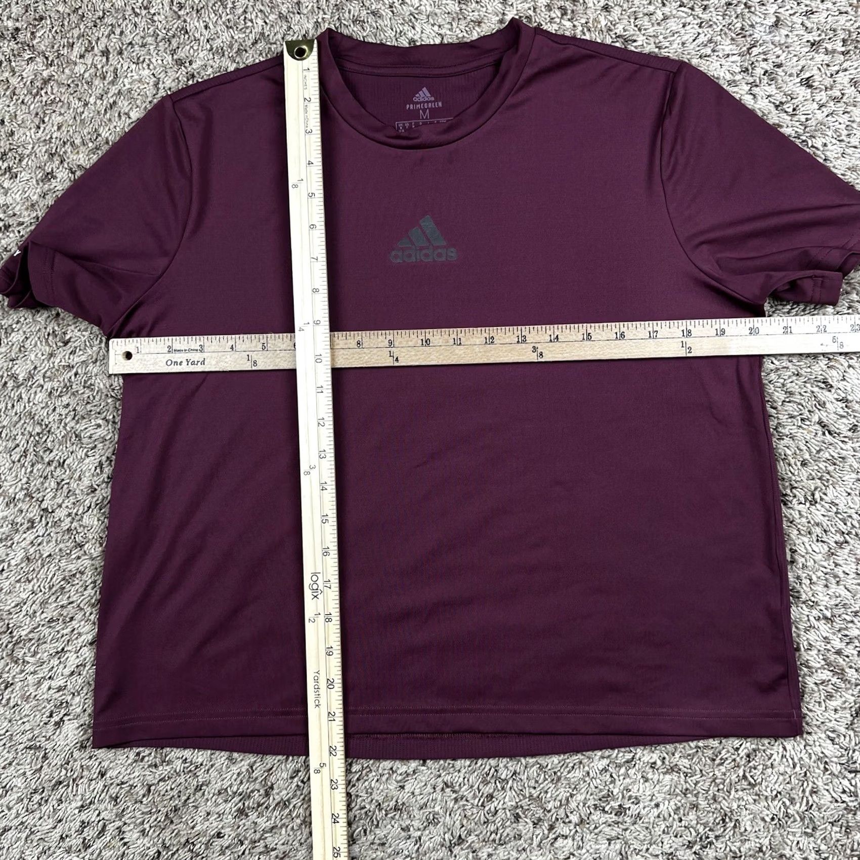 Adidas Adidas Primegreen Aeroready Womens Athletic Top T-Shirt Medium Mid-Length Logo Shirt Women Medium Red Activewear Running Aero Ready Reflective Logo Size M / US 6-8 / IT 42-44 - 6 Thumbnail