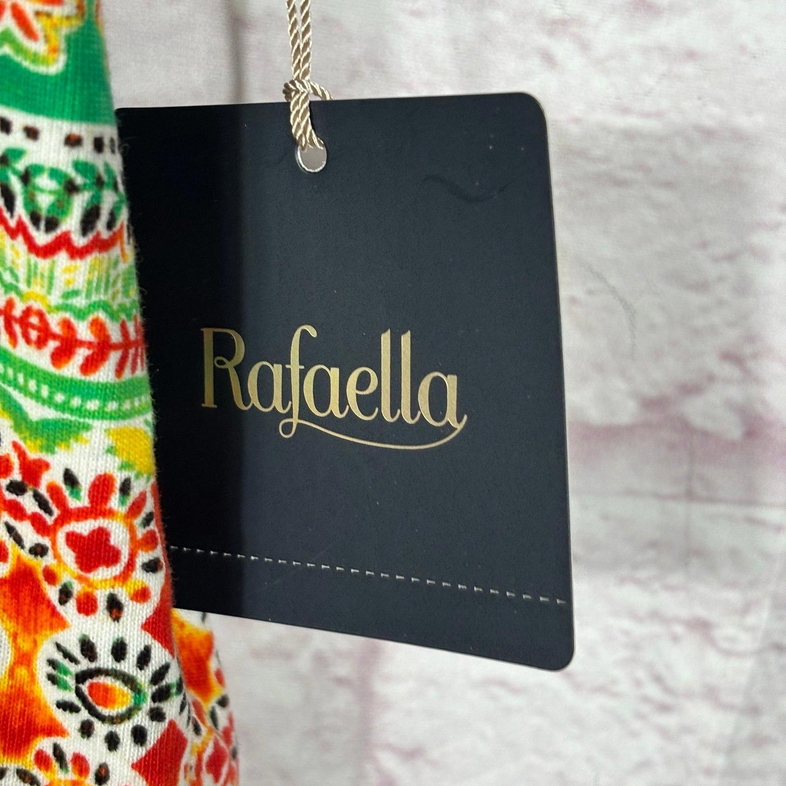 Other Rafaella Women's Multicolor Short Sleeve Shirt Size 2X NWT Size XXL / US 16-18 / IT 52-54 - 6 Thumbnail