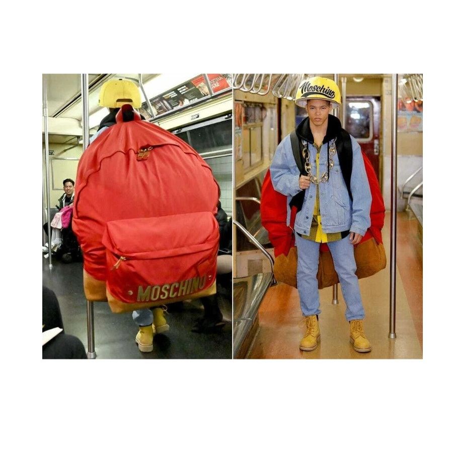 Moschino AW20 Moschino Couture Jeremy Scott OVERSIZED GIANT BACKPACK Size ONE SIZE - 1 Thumbnail