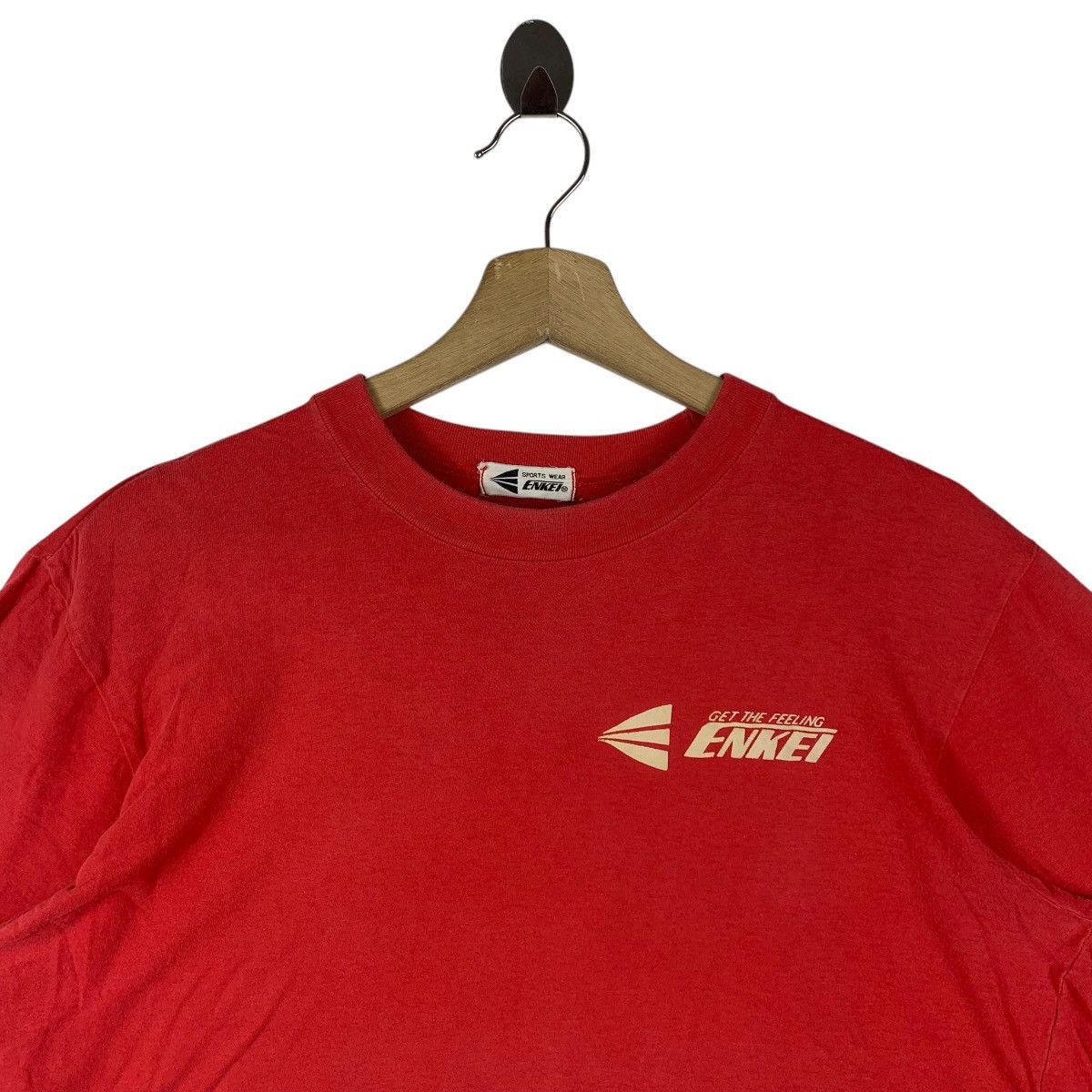 Japanese Brand Vintage ENKEI Small spellout japan sportrim brand print tee Size US L / EU 52-54 / 3 - 2 Thumbnail
