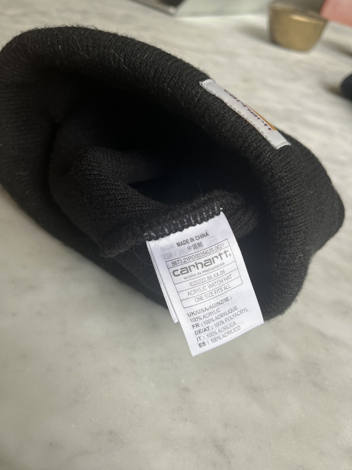 Carhartt Black Carhartt Beanie Size ONE SIZE - 4 Thumbnail
