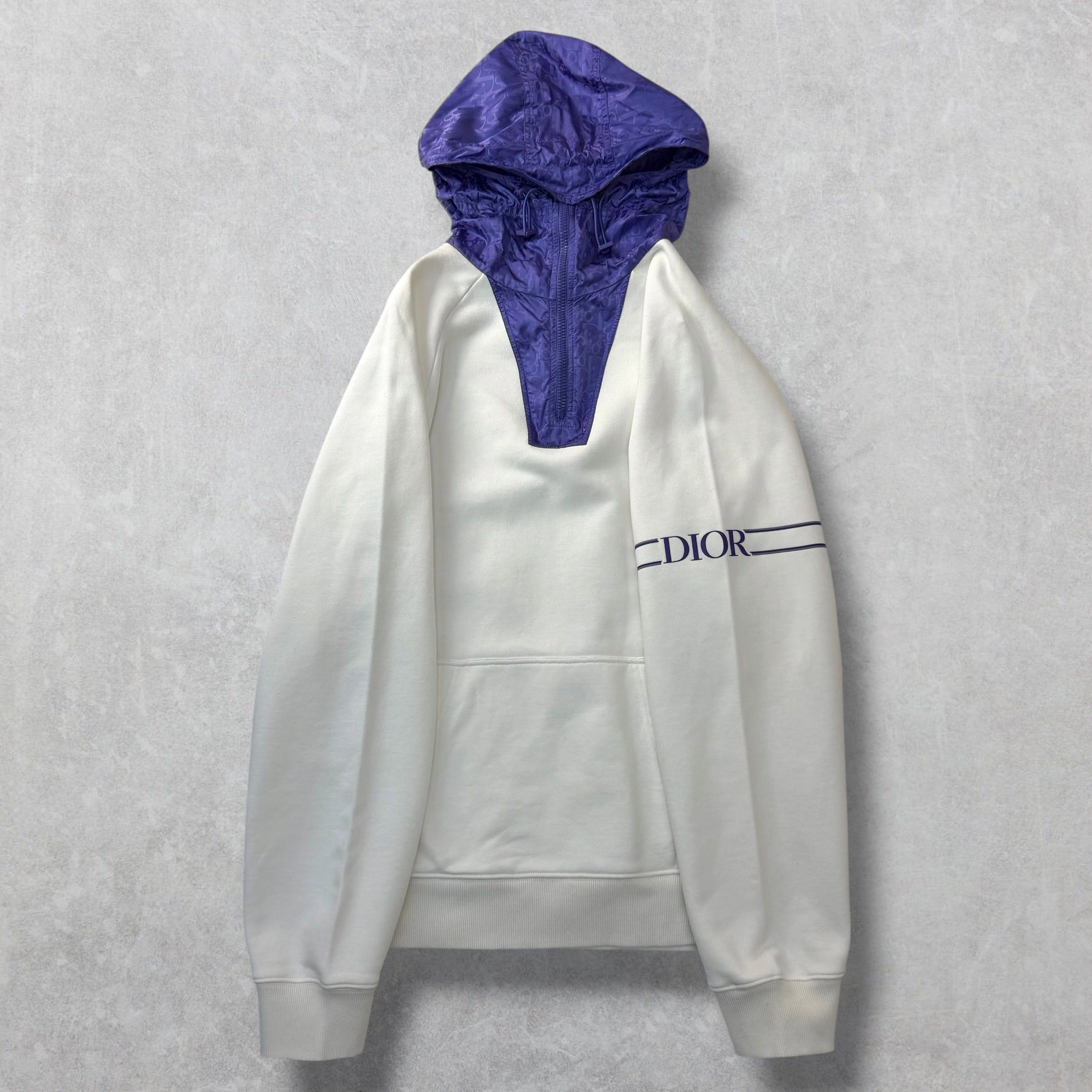 Dior Dior Oblique Half-Zip Hoodie XL Size US XL / EU 56 / 4 - 1 Thumbnail