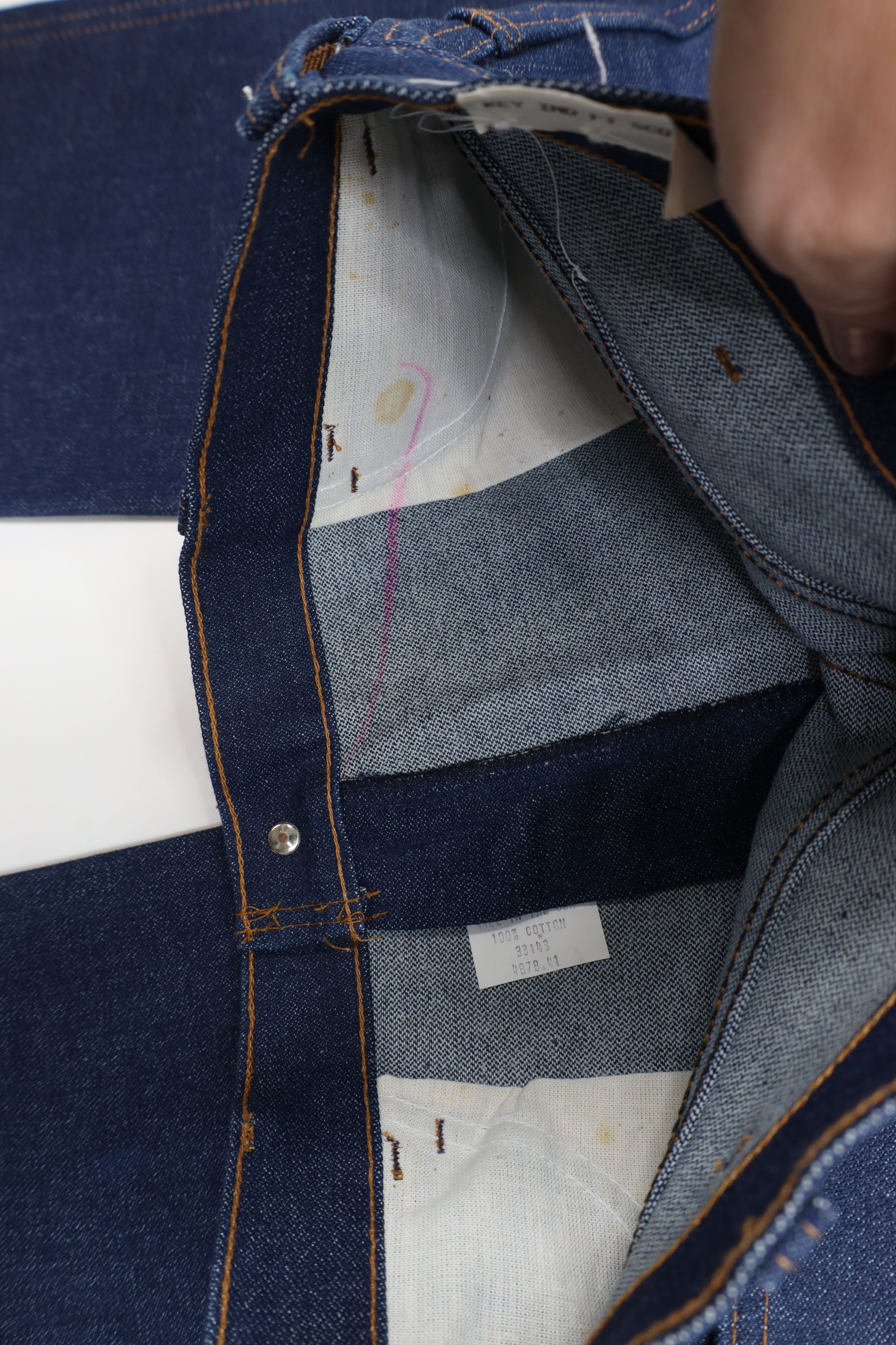 Vintage Deadstock Vintage 70s Streetwear Denim Jeans Indigo USA Size US 30 / EU 46 - 8 Thumbnail