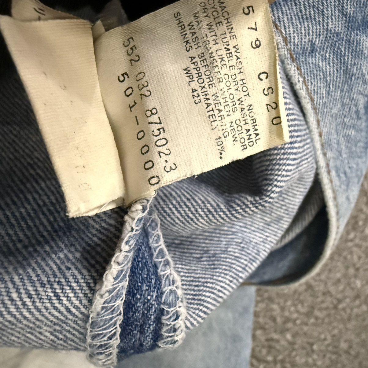Engineered Garments × Levi's 🔥🇺🇸 Vintage y2k Classic Levis 501 Acid Wash Denim W33 Size US 33 - 16 Thumbnail