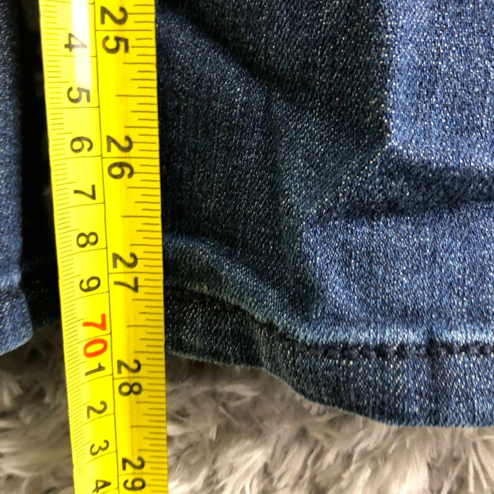Lee Lee Jeans - 12 Womens Mid Rise Medium Wash Denim Jean - Regular Inseam 28in - Straight Fit Size 34" / US 12 / IT 48 - 3 Thumbnail
