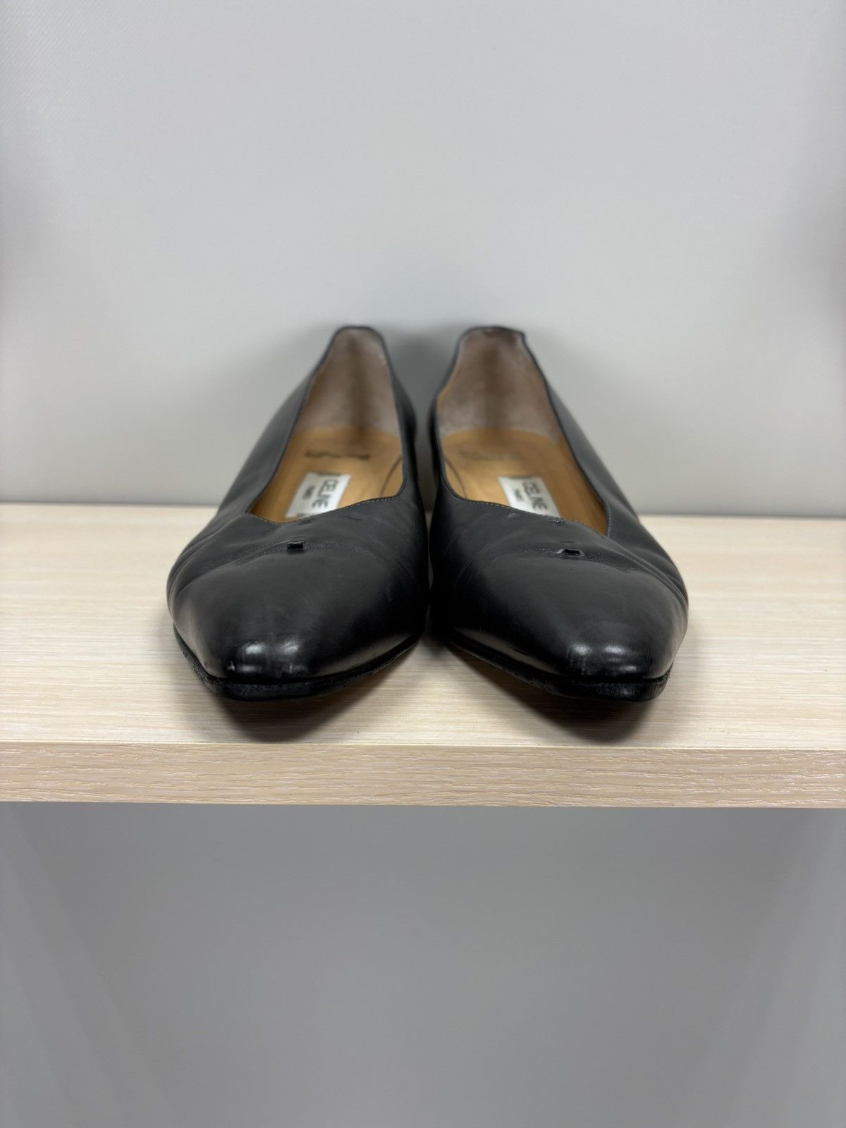 Celine Womens heels Celine Paris Size 40 1/2 Color Gray Size US 10.5 / IT 40.5 - 5 Thumbnail