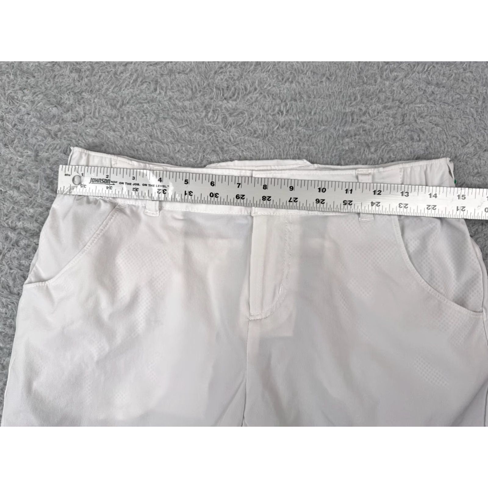 Vintage Columbia Shorts Womens 8 White PFG Chino Nylon Blend Omni-Shield Boating Fishing Shirt Size 30" / US 8 / IT 44 - 5 Thumbnail