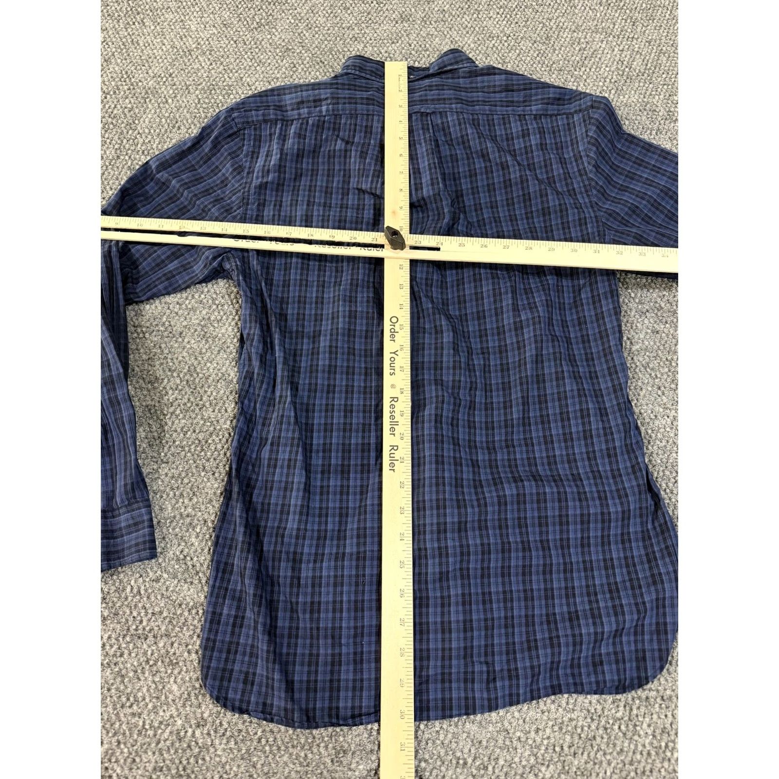 Ralph Lauren Ralph Lauren Shirt Mens Medium Blue Plaid Long Sleeve Button-Down Slim Fit Size US M / EU 48-50 / 2 - 7 Thumbnail