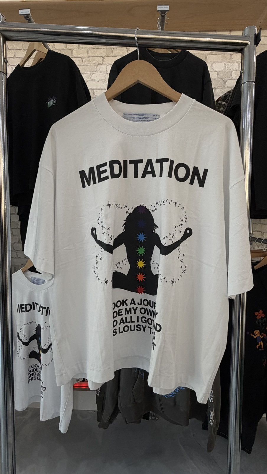 Other Jungles Jungles “ Meditation” Mountain White Tee Size US L / EU 52-54 / 3 - 1 Thumbnail