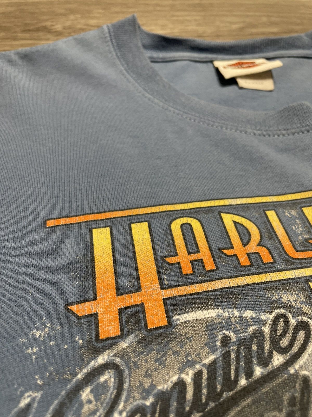 Harley Davidson Vintage Harley Davidson Newcastle England 2013s T-Shirt Size US XL / EU 56 / 4 - 7 Thumbnail