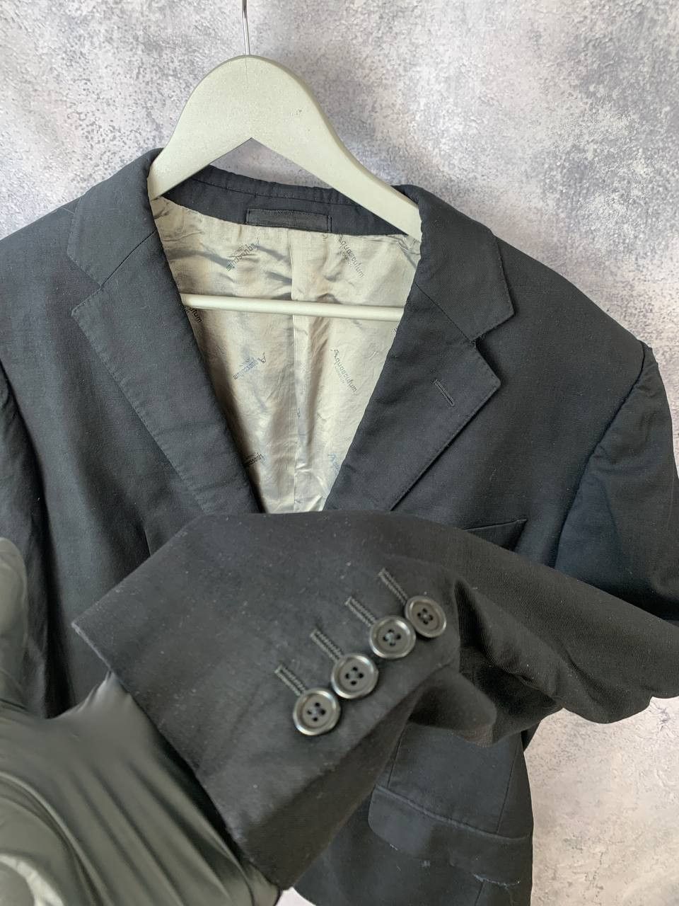 Aquascutum Aquascutum Portugal Blazer Jacket Coat Vintage Monogram Size 44L - 4 Thumbnail