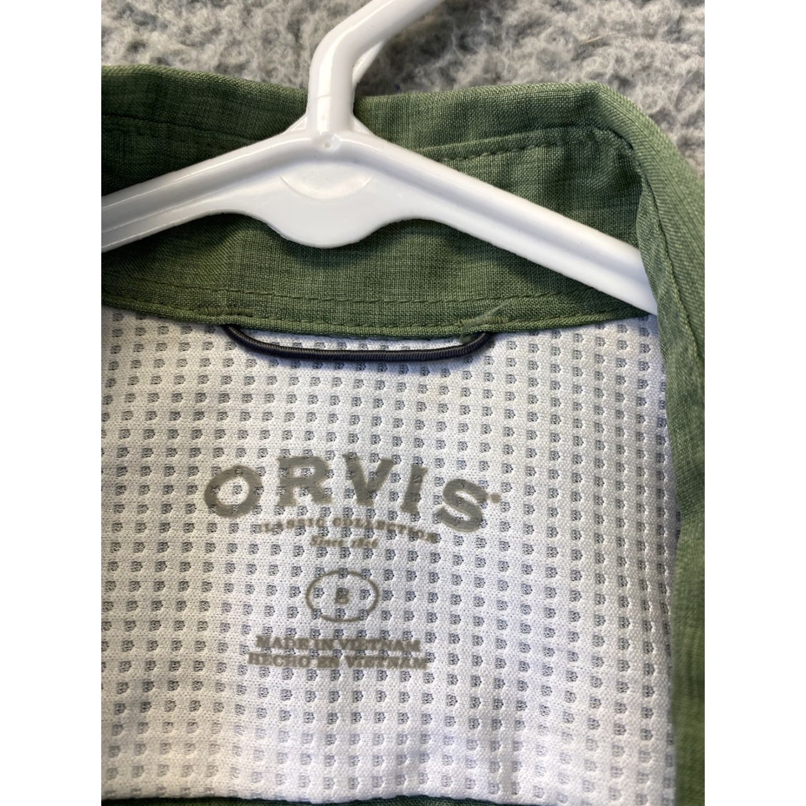 Orvis Orvis Mens Shirt Small Short Sleeve Button Up Green Fishing Outdoor / 101-39 Size US S / EU 44-46 / 1 - 4 Thumbnail