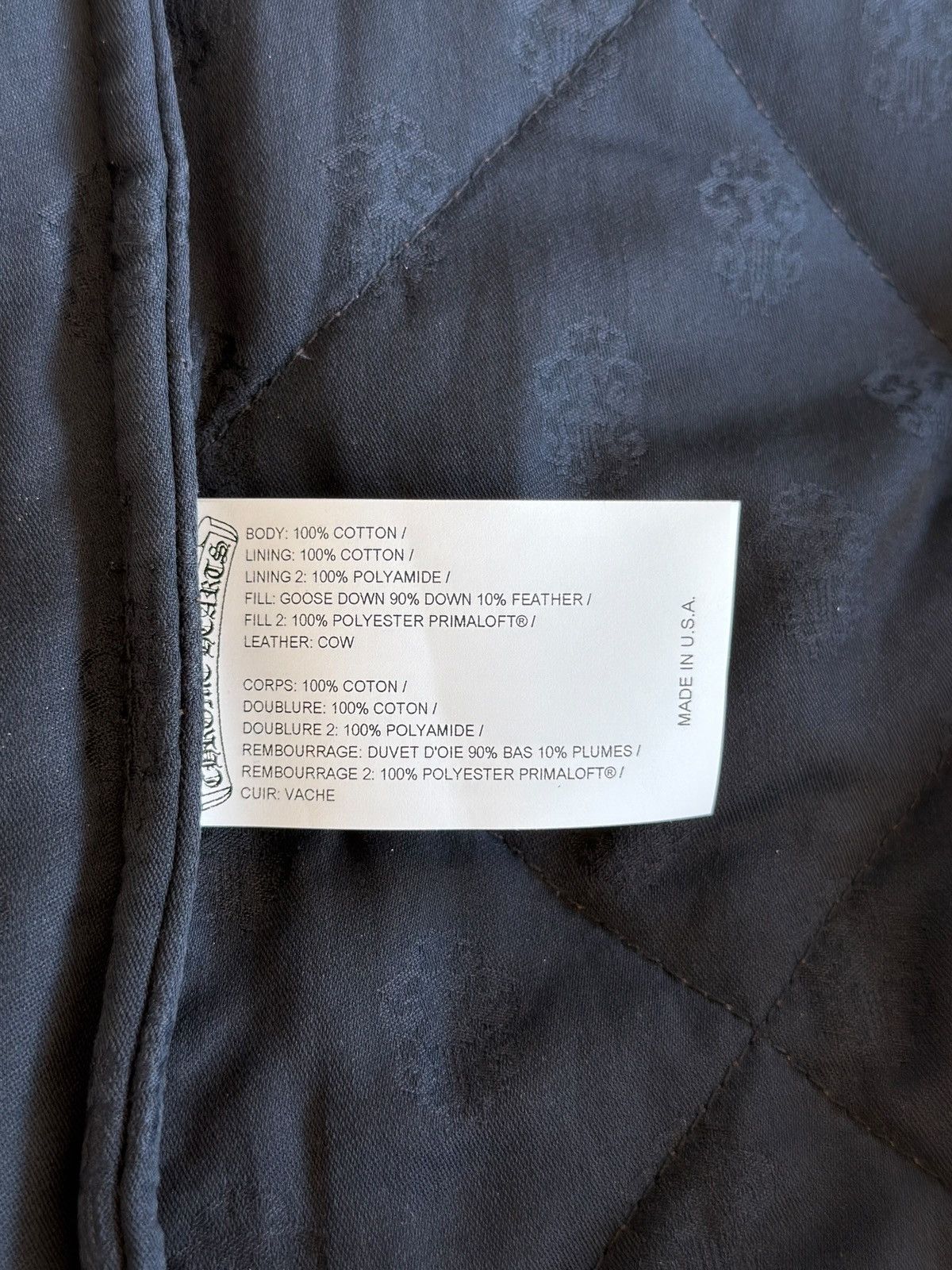 Chrome Hearts Chrome Hearts Brown Teenage Kicks Quilted Vest Size US S / EU 44-46 / 1 - 10 Thumbnail