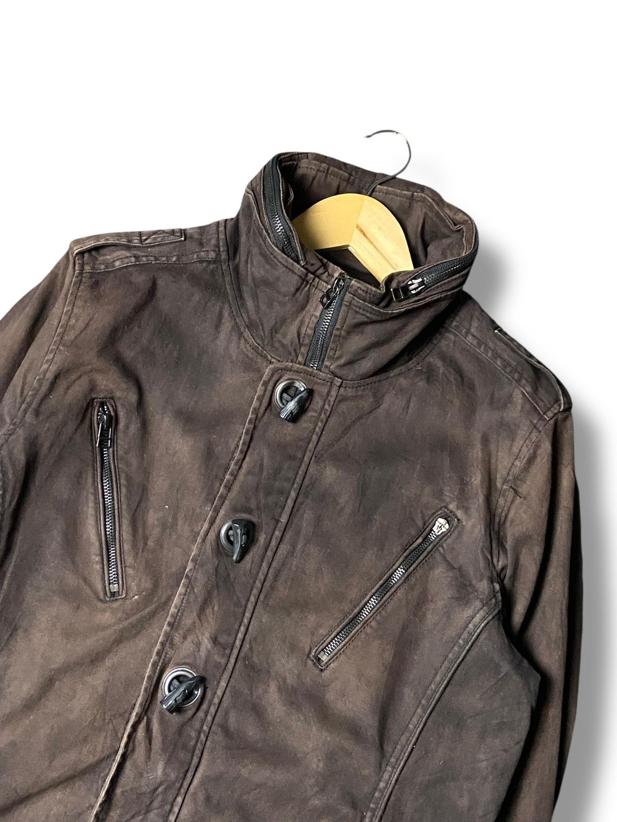 In The Attic Vintage In The Attic Punk Buttoned Jacket (156) Size US L / EU 52-54 / 3 - 4 Thumbnail