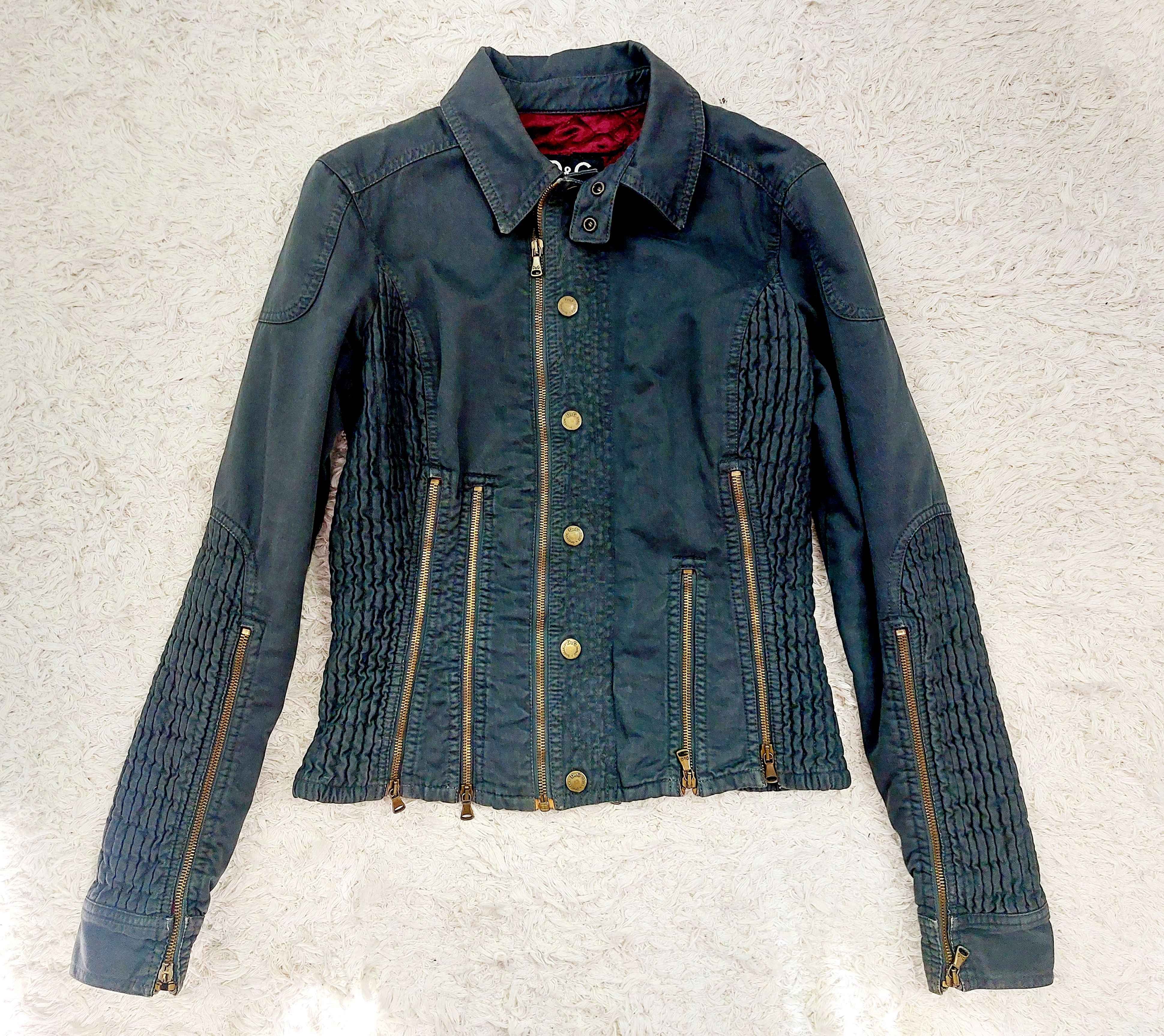 Dolce & Gabbana D&G Dolce and Gabbana Zip Zipper Panel Cargo Jacket Size M / US 6-8 / IT 42-44 - 2 Thumbnail
