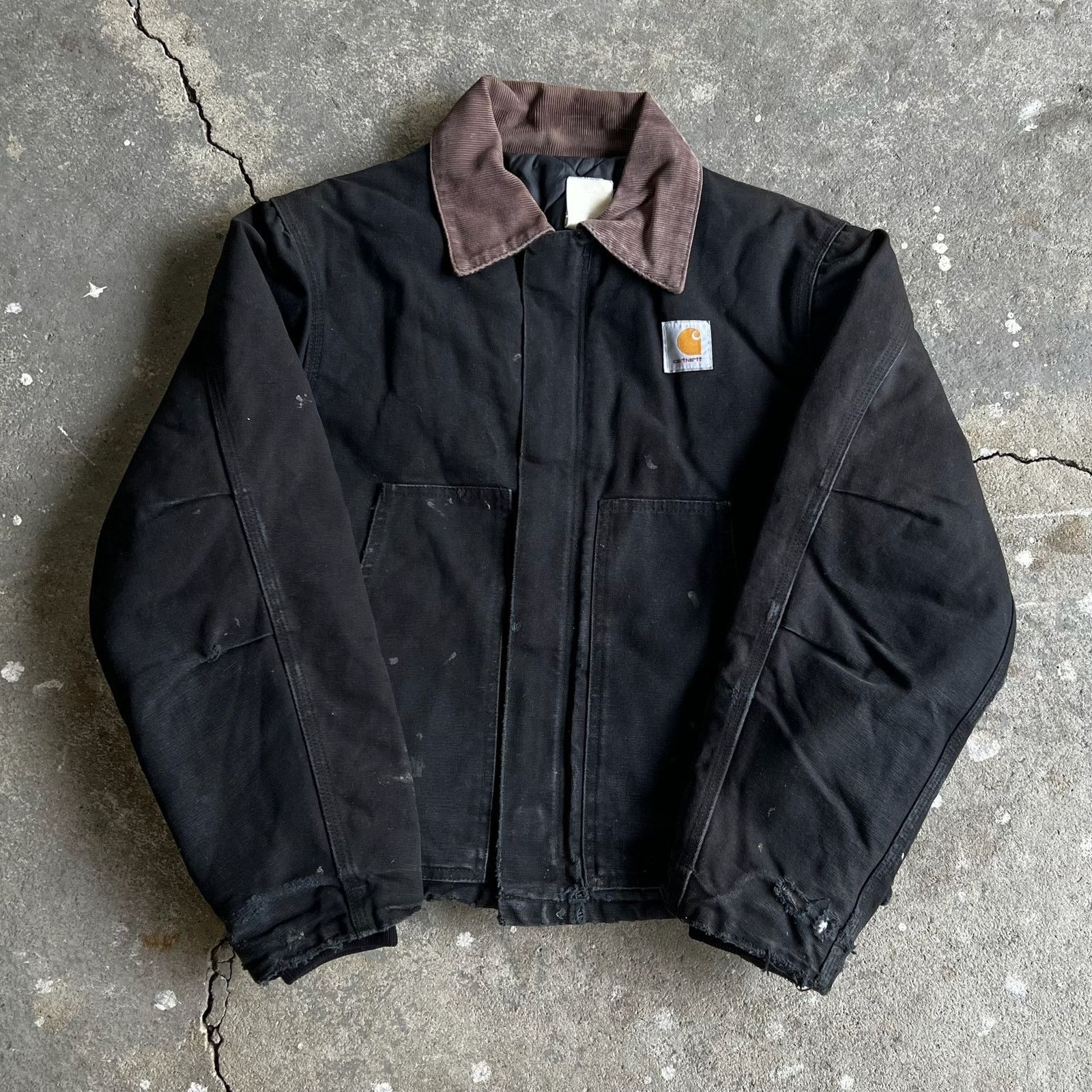 Carhartt Vintage Carhartt J02 black arctic work wear jacket | Grailed