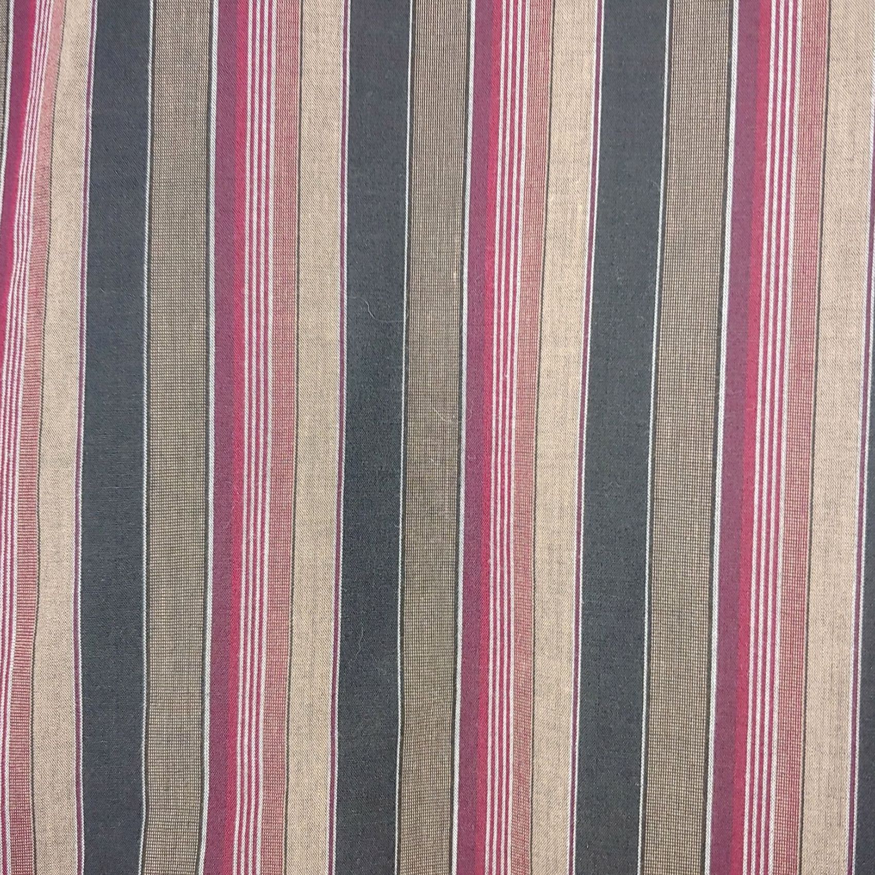 Wrangler VINTAGE Wrangler Western Shirt Large Pearl Snap Retro Stripe Brown Maroon Long Slv Rodeo Size US L / EU 52-54 / 3 - 5 Thumbnail