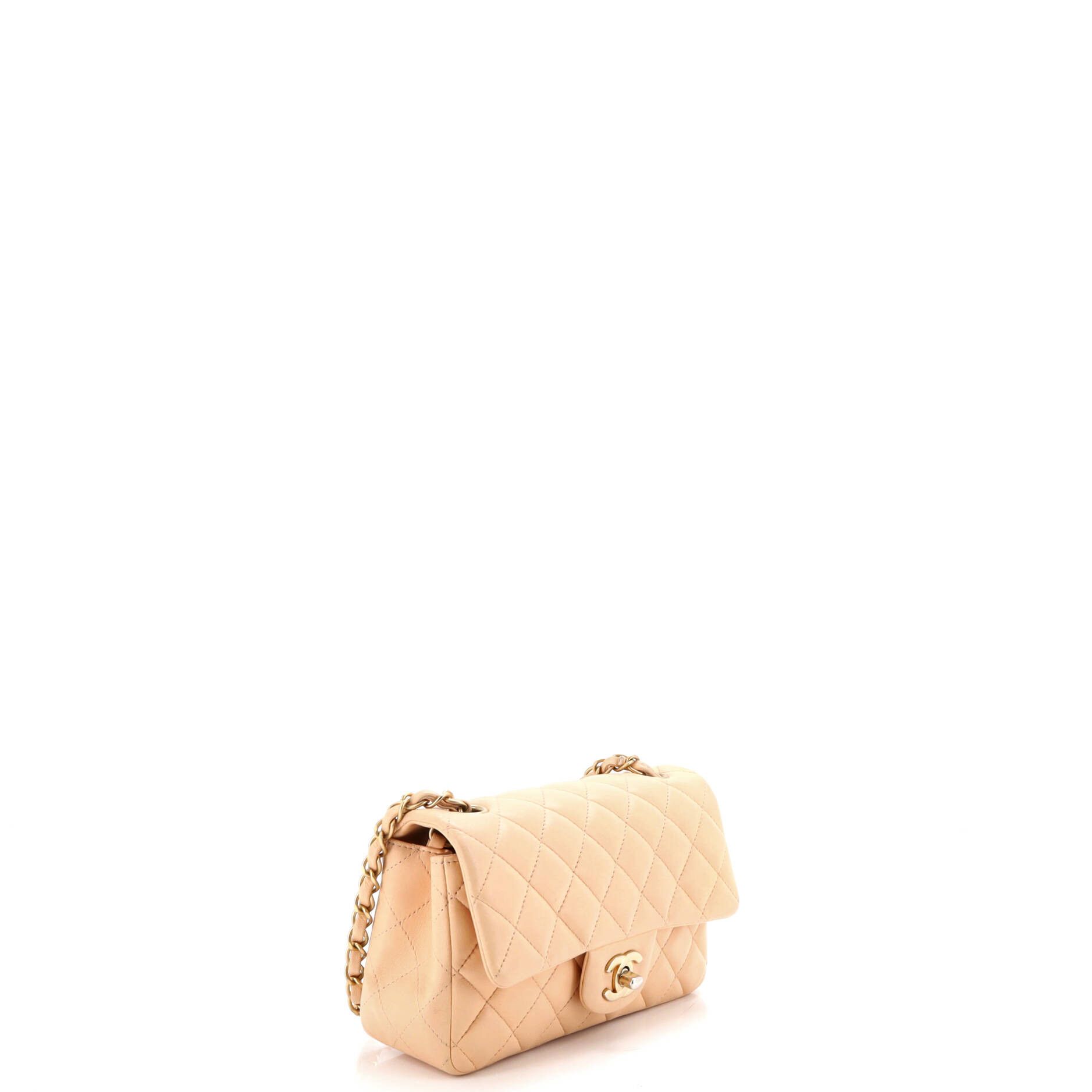 Chanel Classic Single Flap Bag Quilted Lambskin Mini Size ONE SIZE - 1 Thumbnail