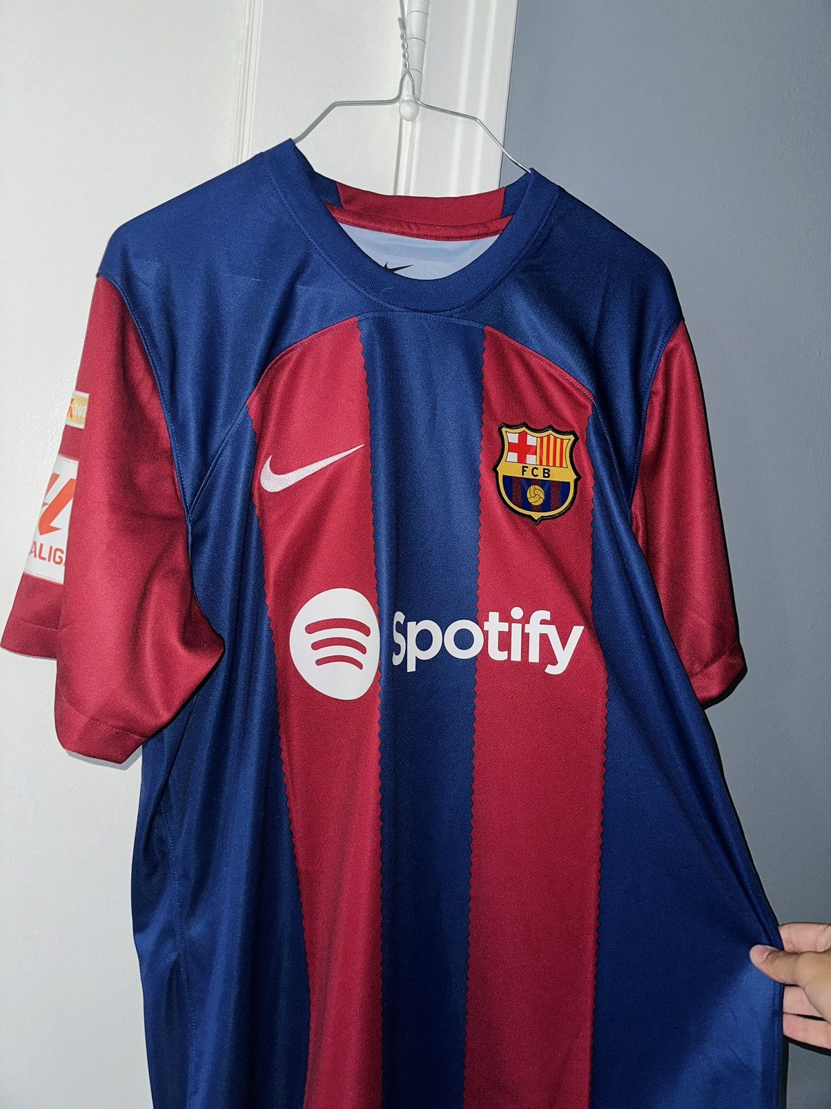 Nike Lamine Yamal Barcelona 23/24 Home Jersey by Nike Size US L / EU 52-54 / 3 - 2 Thumbnail