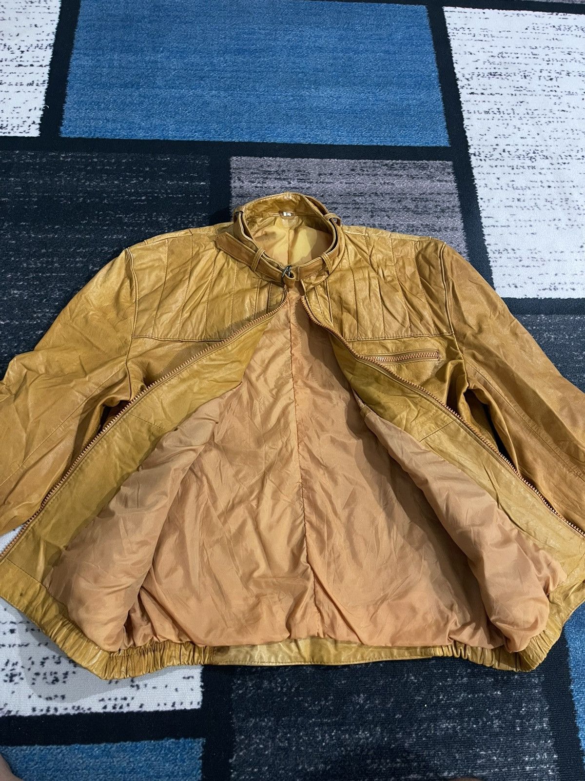 Vintage Vintage Unbrand Cow Leather Jacket Size US L / EU 52-54 / 3 - 13 Thumbnail