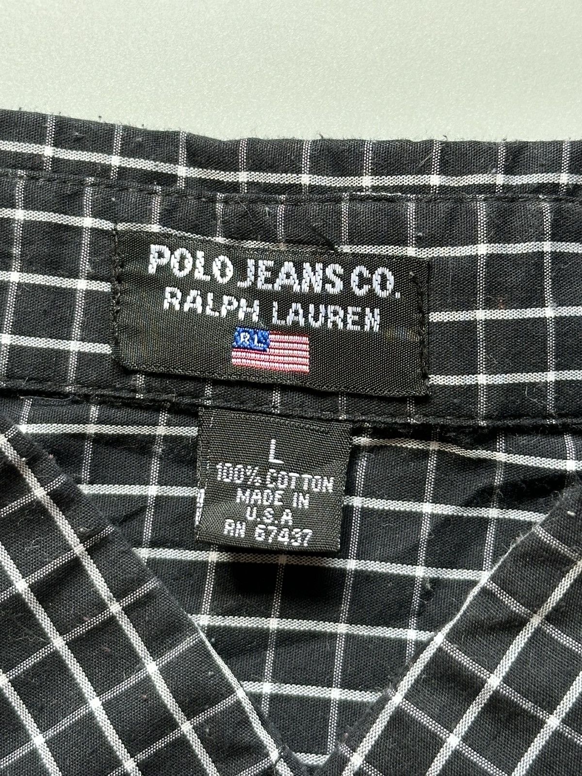 Polo Ralph Lauren Vintage Ralph Lauren Jeans Co Usa Button Up Shirt Plaid Logo Size US L / EU 52-54 / 3 - 6 Thumbnail