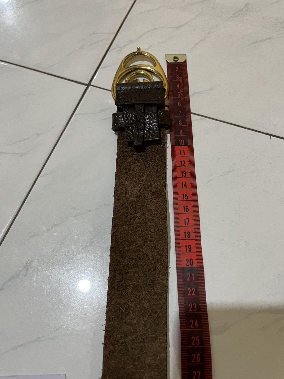 Gucci 🔥 Gucci Leather Belt Size ONE SIZE - 8 Thumbnail