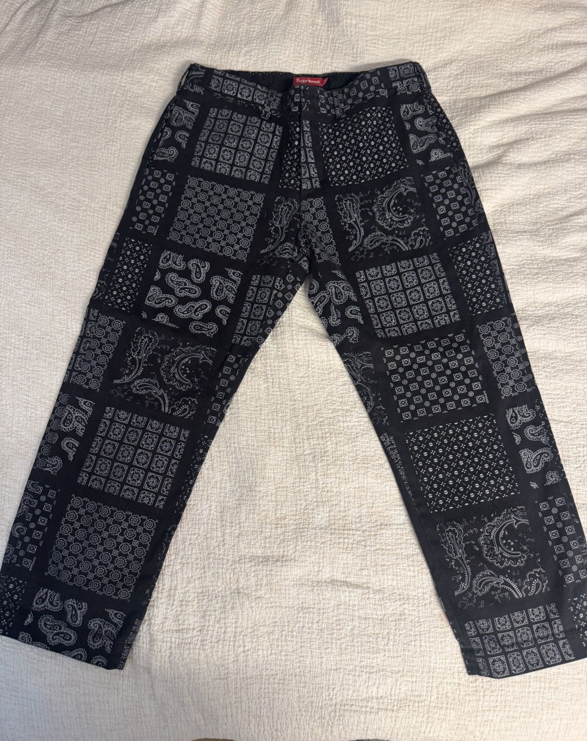 Supreme SUPREME 25FW Leopard Chino Pants Beige Size 34 | Grailed