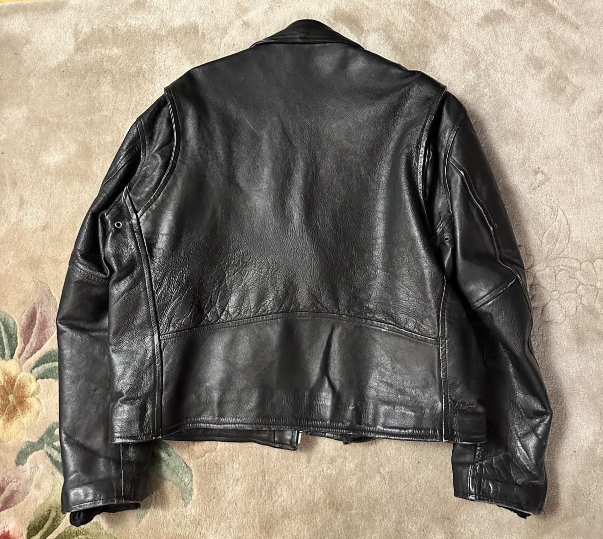 Vintage Leather Biker Jacket Size US S / EU 44-46 / 1 - 5 Thumbnail