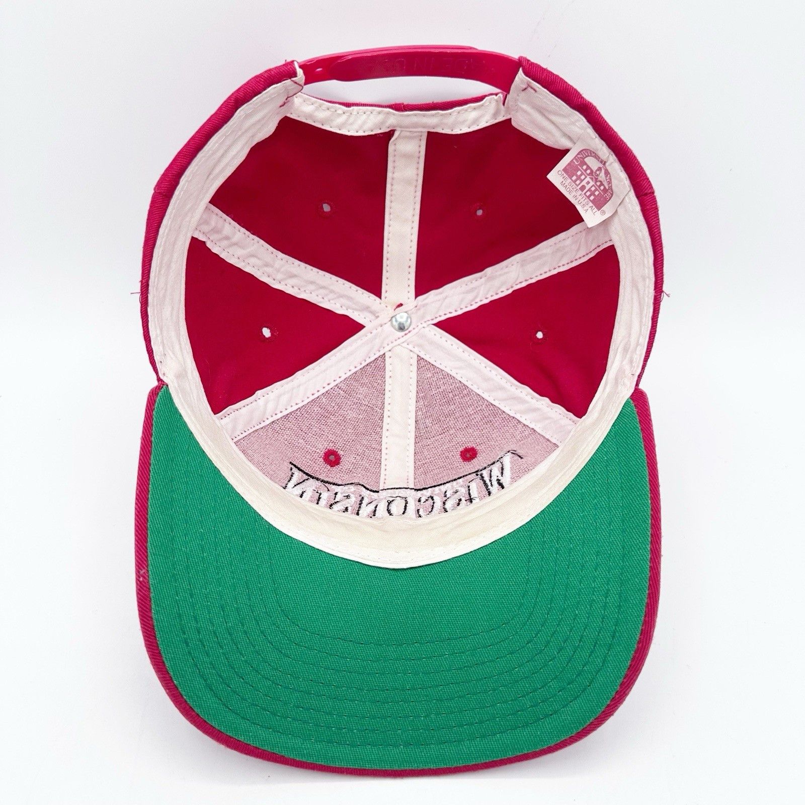 Other Vintage 90s University Square Wisconsin Badgers SnapBack Hat Size ONE SIZE - 8 Thumbnail