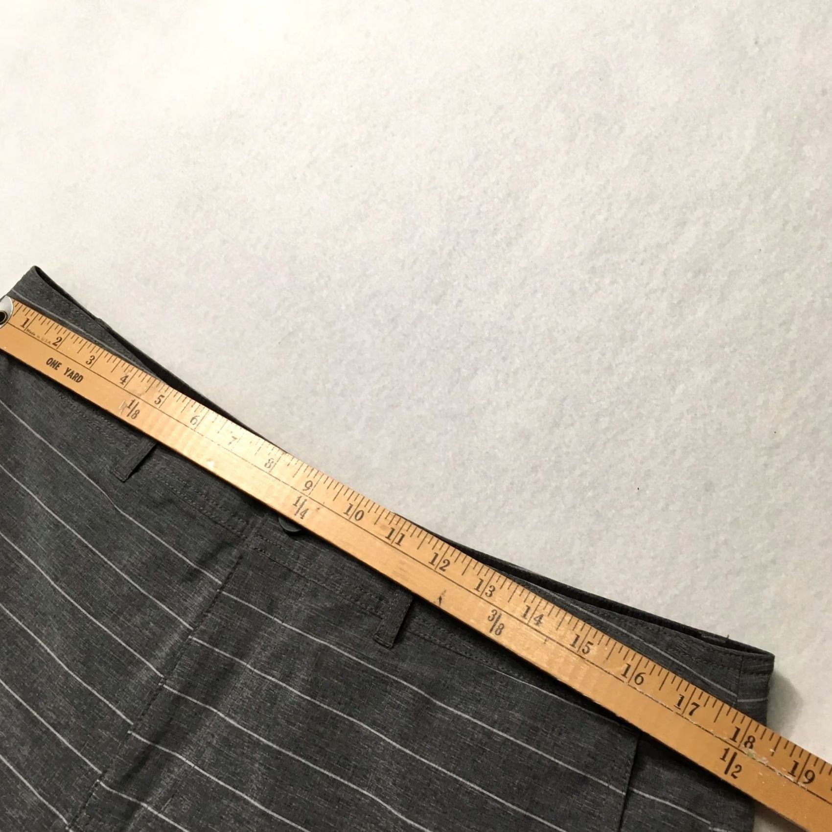 Vintage Goodfellow & Co Chino Shorts Men's 36 Gray Stretch Flat Front Walking Golf Size US 36 / EU 52 - 4 Thumbnail