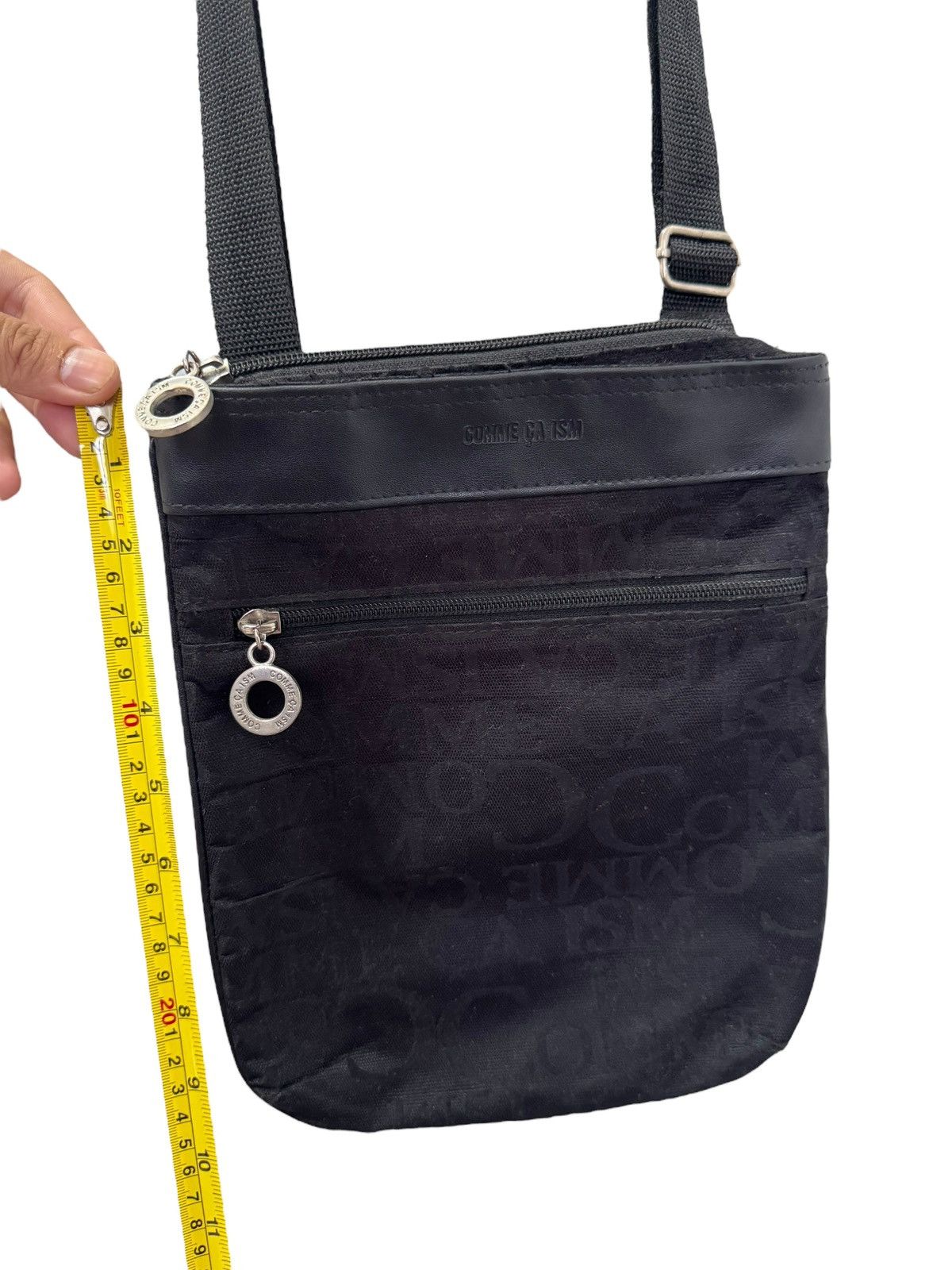 Comme Ca Ism × Japanese Brand SHOULDER BAG SACOCHE COMME CA ISM MONOGRAM EMBROIDERY LOGO Size ONE SIZE - 10 Thumbnail