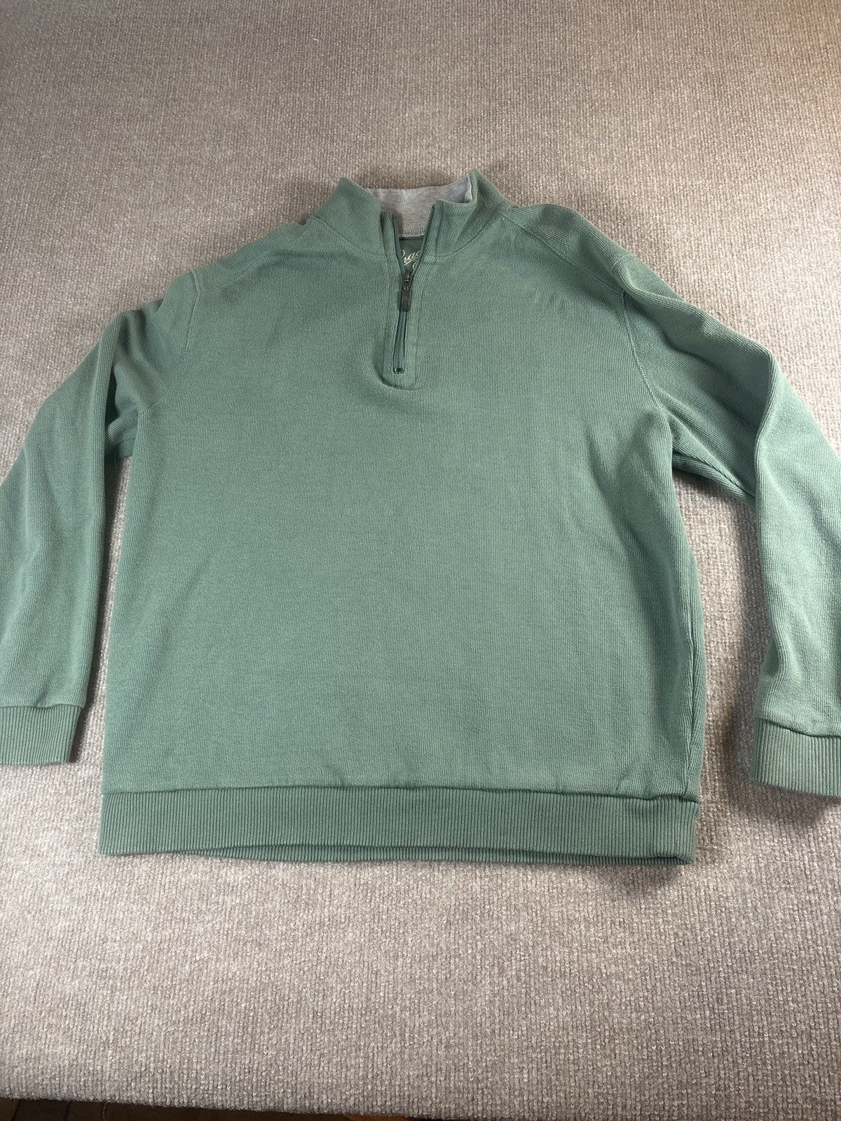 Paradise Paradise Collection Quarter-Zip Pullover Sweater M sage gr Size US M / EU 48-50 / 2 - 1 Thumbnail