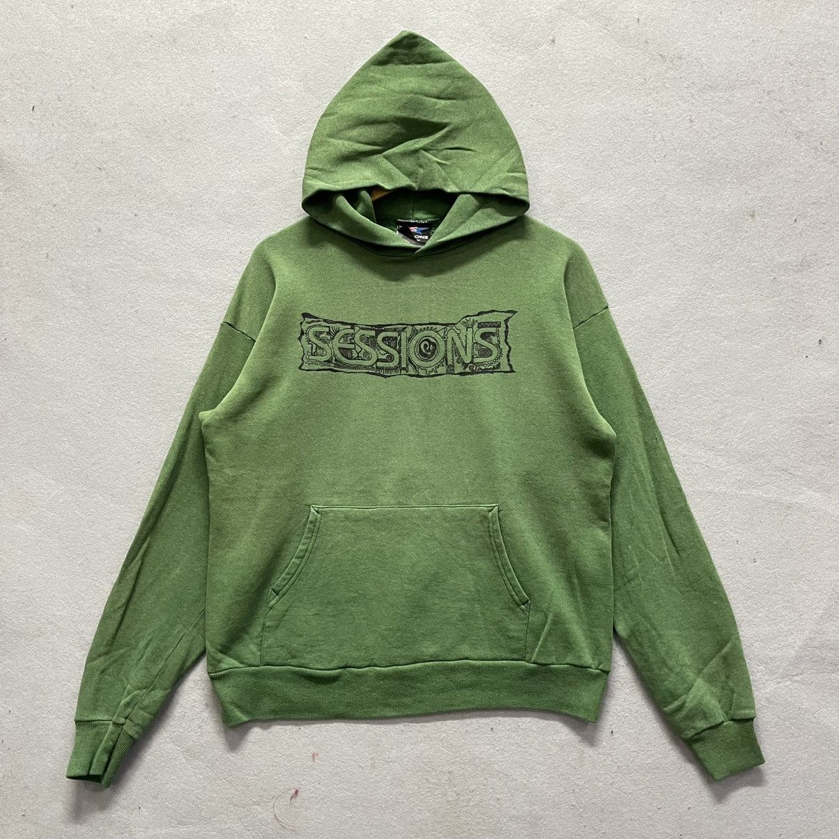 Sessions Late 90s–Early 2000s Vintage Sessions Double-Sided Hoodie Size US L / EU 52-54 / 3 - 1 Thumbnail