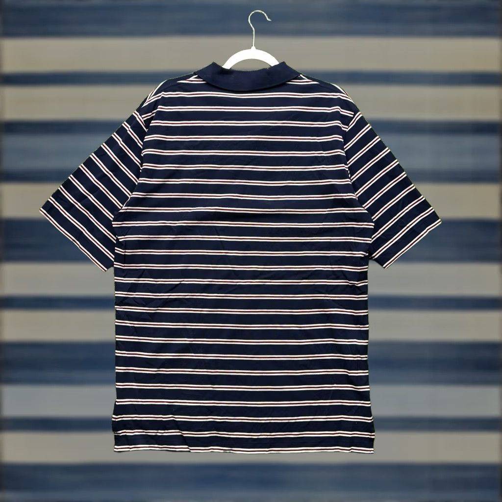Polo Ralph Lauren Polo Ralph Lauren Polo Shirt Mens Large Short Sleeve Collared Performance Golf Striped Blue Logo Classic RLX Shirt Mens Size US L / EU 52-54 / 3 - 1 Thumbnail