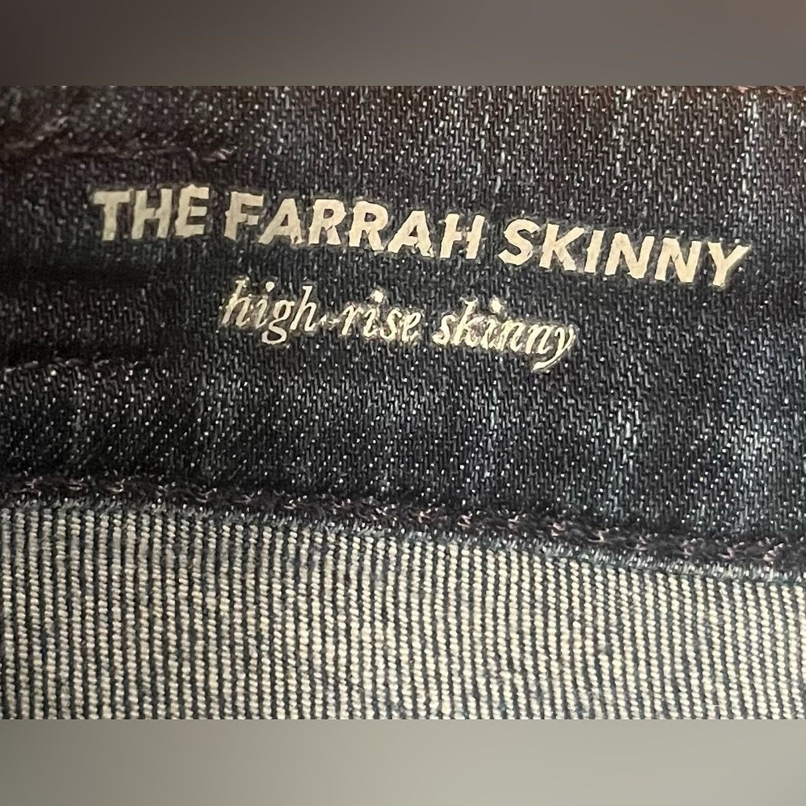 AG Adriano Goldschmied Adriano Goldschmidt Farrah Skinny hi-rise skinny jeans, 25R Size 36" / US 14 / IT 50 - 7 Thumbnail