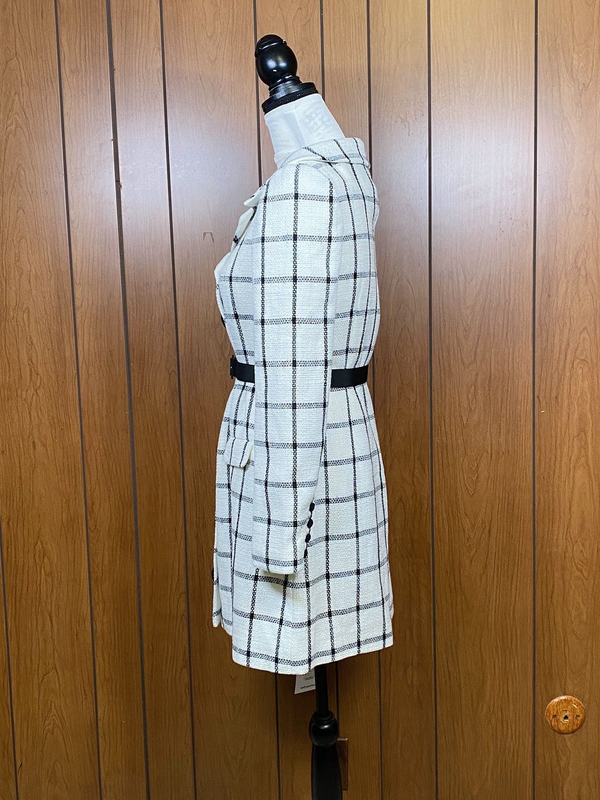 Self-Portrait Self-Portrait Checkered Belted Minidress size 6 Size M / US 6-8 / IT 42-44 - 7 Thumbnail