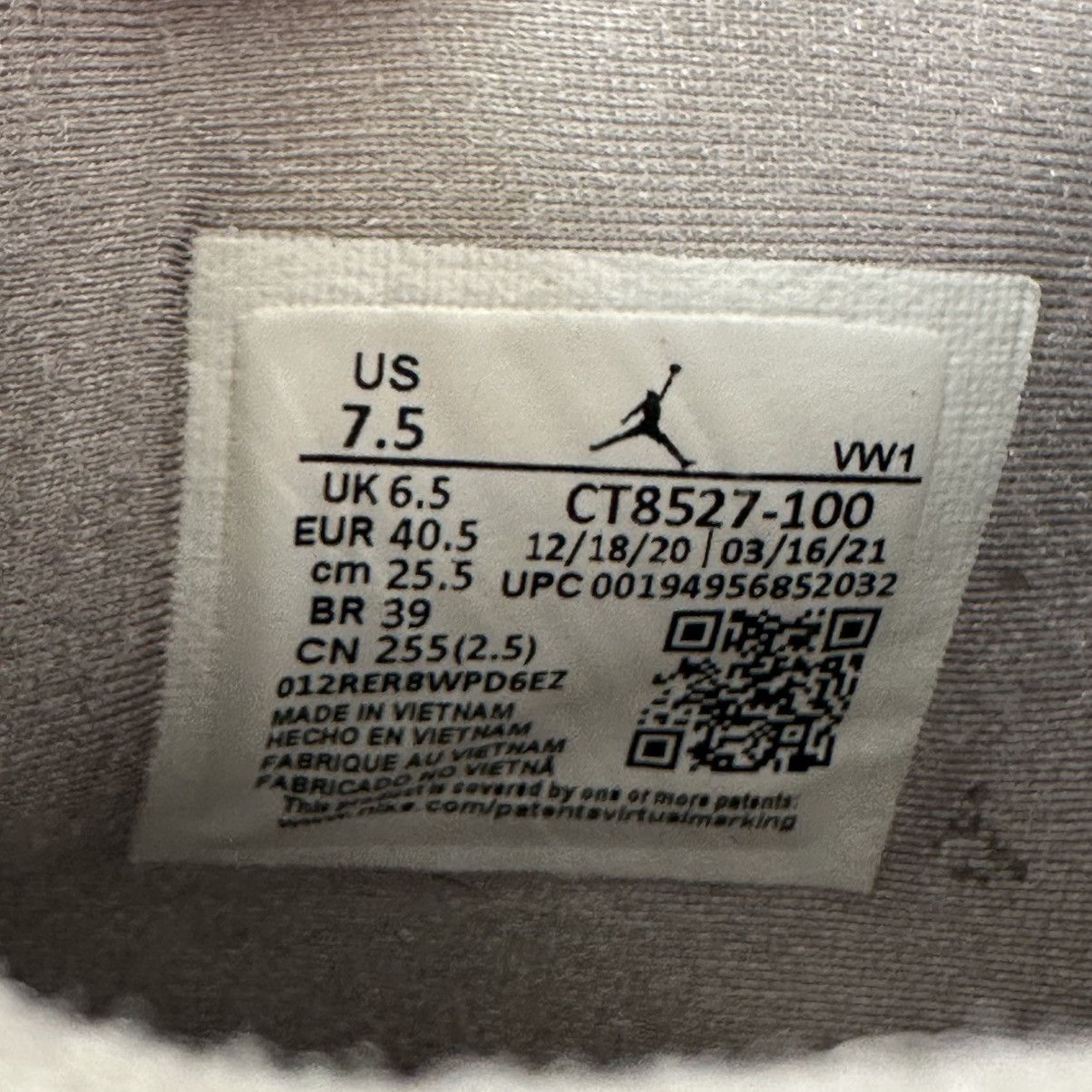 Jordan Brand Nike Air Jordan 4 White Oreo Og Tech Grey Sneakers Size US 7.5 / EU 40-41 - 21 Thumbnail