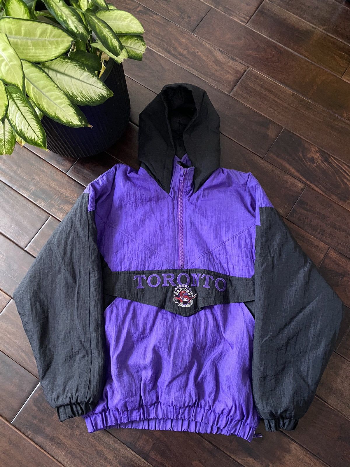 image of NBA x Vintage 90’S Raptors Jacket in Purple, Men's (Size Small)