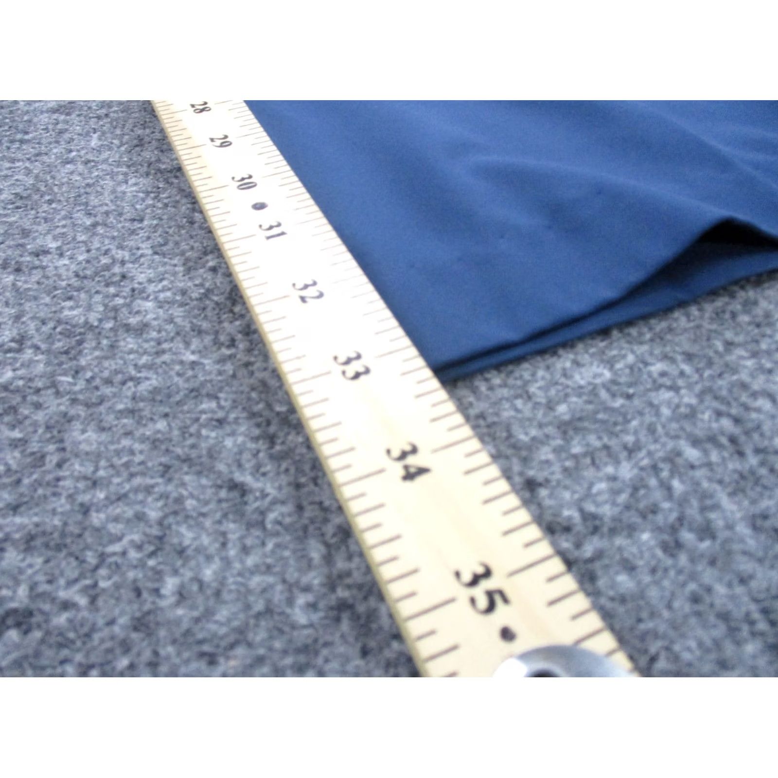Peter Millar Peter Millar Pants Men 34 Chino Straight Flat Front Belt Loops Zip Zipper Polyester Canvas 33 In Inseam Blue Size US 34 / EU 50 - 4 Thumbnail