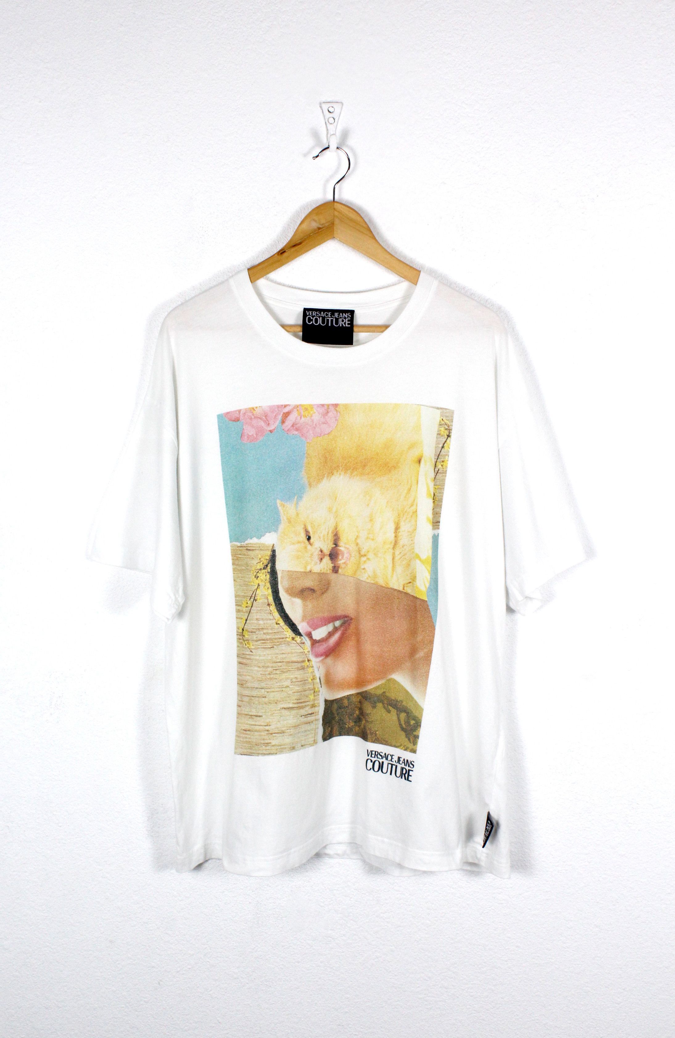 Versace × Versace Jeans Couture Versace Jeans Couture x Rosa Burgess Logo Graphic Tee Tshirt Size US L / EU 52-54 / 3 - 2 Thumbnail