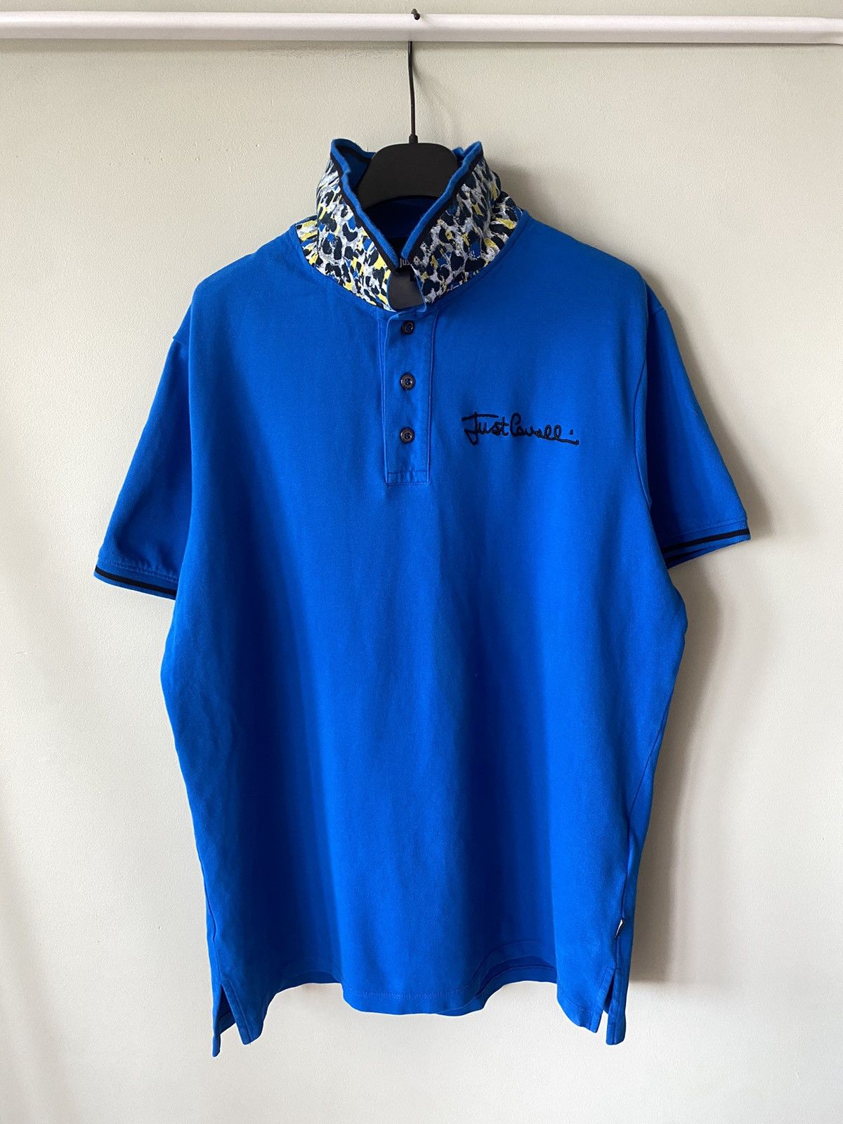 Just Cavalli Just Cavalli Callgraphy Script Logo Polo t shirt Size US XL / EU 56 / 4 - 1 Thumbnail