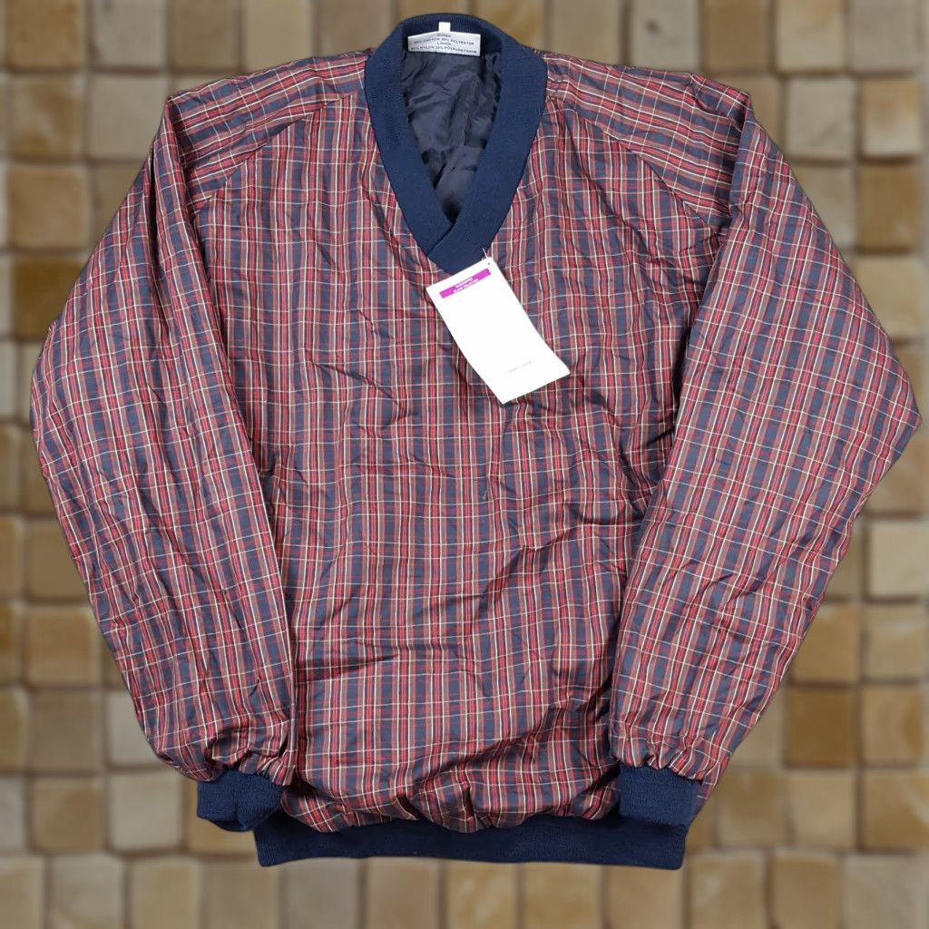 Rains VINTAGE Bruce Clark Windbreaker Jacket Mens M Plaid Red 90s Preppy Retro All Seasons Zip Pockets Scotland Rain Jacket Size US M / EU 48-50 / 2 - 1 Thumbnail