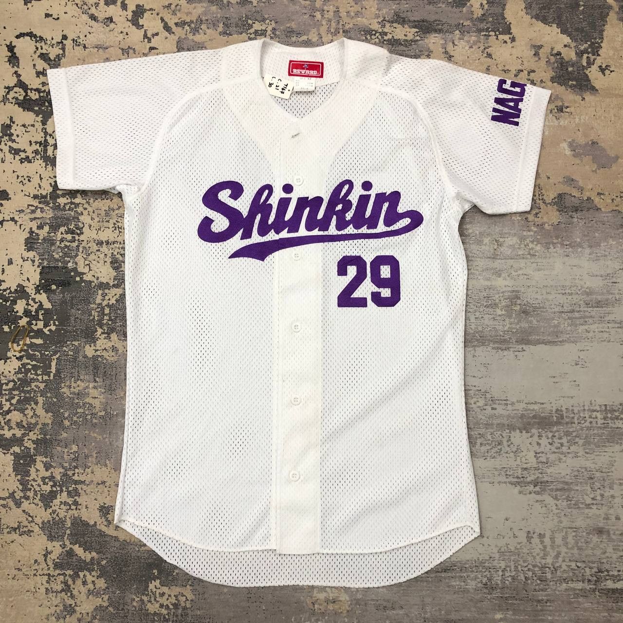 Japanese Brand T167 SHINKIN 29 NAGANO BY REWARDS BASEBALL JERSEYS Size US M / EU 48-50 / 2 - 2 Thumbnail