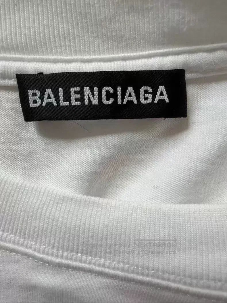 Balenciaga Balenciaga White Coke Short Sleeve Size US S / EU 44-46 / 1 - 3 Thumbnail