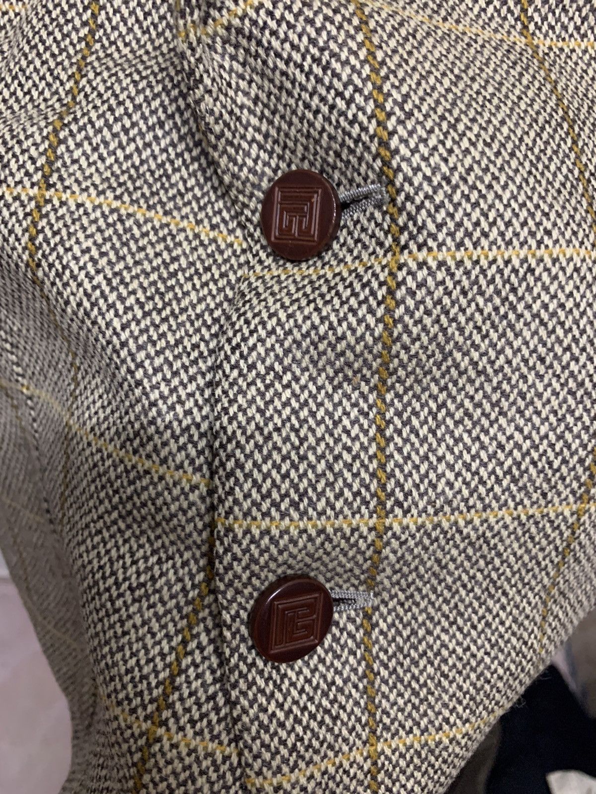 Japanese Brand × Pierre Balmain × Vintage Vintage PIERRE BALMAIN Paris Double Breast Ivy Coat Blazzer Size US L / EU 52-54 / 3 - 11 Thumbnail